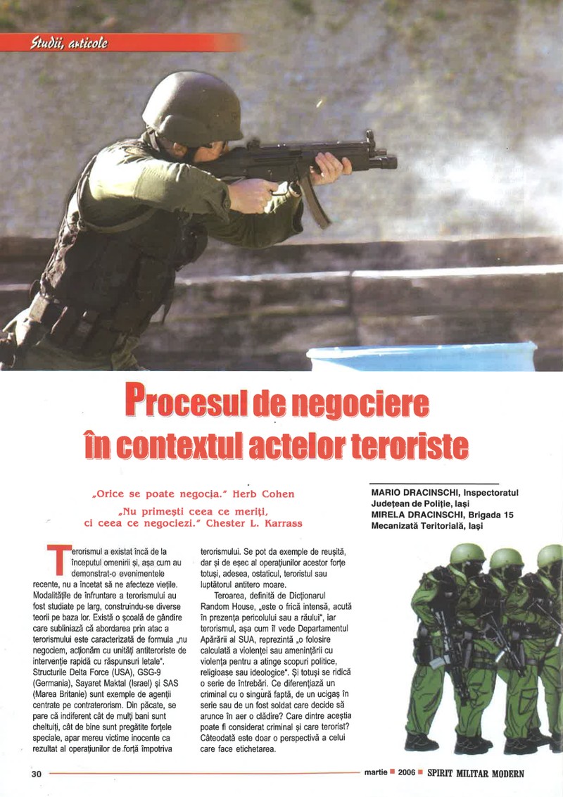 Negocierea în Actele Teroriste